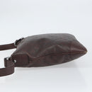 GUCCI GG Canvas Guccissima Shoulder Bag Brown Silver 148476 Auth 163233-5