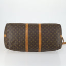 LOUIS VUITTON Monogram Keepall Bandouliere 55 Boston Bag M41414 LV Auth 163242-11