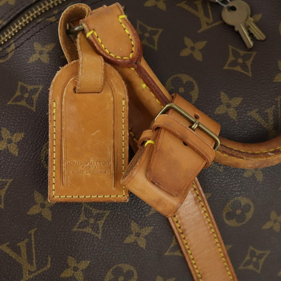 LOUIS VUITTON Monogram Keepall Bandouliere 55 Boston Bag M41414 LV Auth 163242