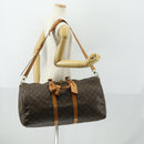 LOUIS VUITTON Monogram Keepall Bandouliere 55 Boston Bag M41414 LV Auth 163242-26