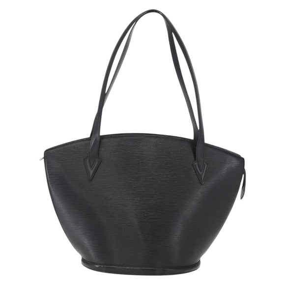 LOUIS VUITTON Epi Saint Jacques Shoulder Bag Black M52262 LV Auth 163244