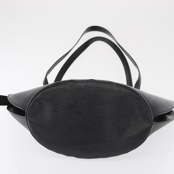 LOUIS VUITTON Epi Saint Jacques Shoulder Bag Black M52262 LV Auth 163244