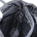 PRADA Hand Bag Nylon Black Silver Auth 163254-19