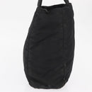 PRADA Hand Bag Nylon Black Silver Auth 163254-4