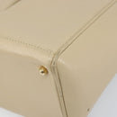 GUCCI Bamboo Hand Bag Leather 2way Ivory Gold 000 1364 0316 Auth 163255-12