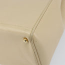 GUCCI Bamboo Hand Bag Leather 2way Ivory Gold 000 1364 0316 Auth 163255-14