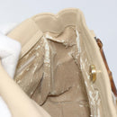 GUCCI Bamboo Hand Bag Leather 2way Ivory Gold 000 1364 0316 Auth 163255-19