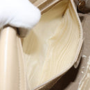 GUCCI Bamboo Hand Bag Leather 2way Ivory Gold 000 1364 0316 Auth 163255-22