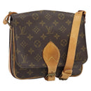 LOUIS VUITTON Monogram Cartouchiere MM Shoulder Bag M51253 LV Auth 163260-1