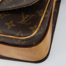LOUIS VUITTON Monogram Cartouchiere MM Shoulder Bag M51253 LV Auth 163260-11