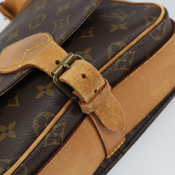 LOUIS VUITTON Monogram Cartouchiere MM Shoulder Bag M51253 LV Auth 163260