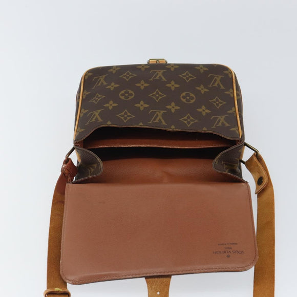 LOUIS VUITTON Monogram Cartouchiere MM Shoulder Bag M51253 LV Auth 163260