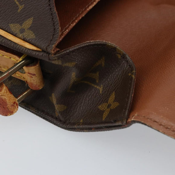 LOUIS VUITTON Monogram Cartouchiere MM Shoulder Bag M51253 LV Auth 163260