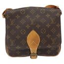 LOUIS VUITTON Monogram Cartouchiere MM Shoulder Bag M51253 LV Auth 163260-2
