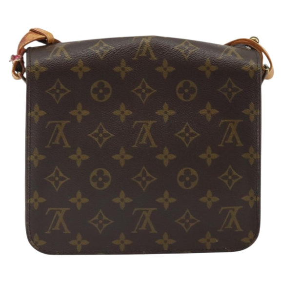 LOUIS VUITTON Monogram Cartouchiere MM Shoulder Bag M51253 LV Auth 163260