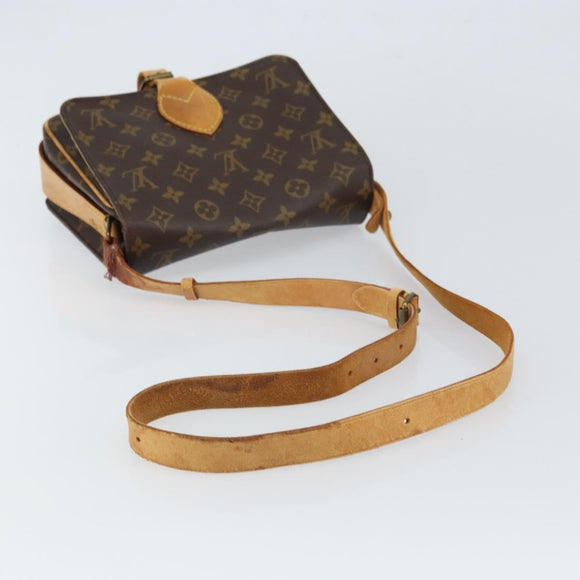 LOUIS VUITTON Monogram Cartouchiere MM Shoulder Bag M51253 LV Auth 163260