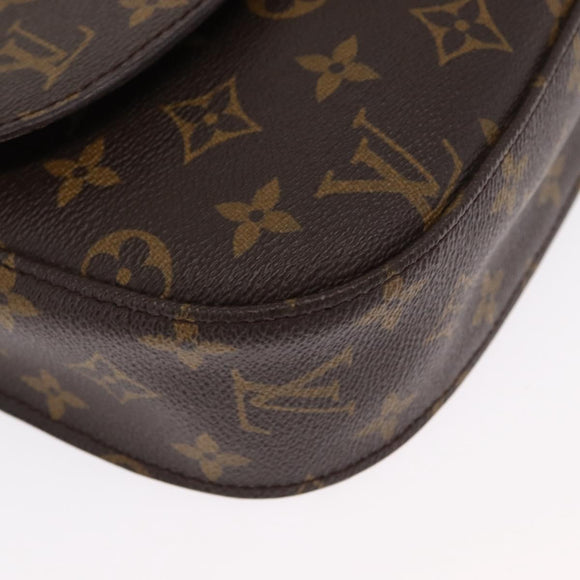 LOUIS VUITTON Monogram Saint Cloud GM Shoulder Bag M51242 LV Auth 163261
