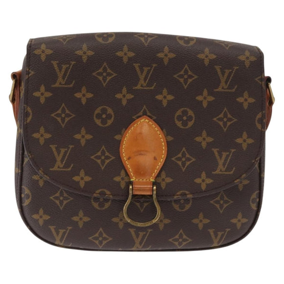 LOUIS VUITTON Monogram Saint Cloud GM Shoulder Bag M51242 LV Auth 163261