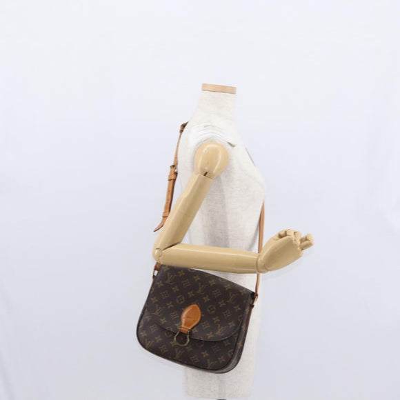 LOUIS VUITTON Monogram Saint Cloud GM Shoulder Bag M51242 LV Auth 163261