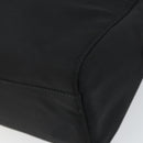 PRADA Hand Bag Nylon 2way Black Silver Auth 163263-17