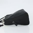 PRADA Hand Bag Nylon 2way Black Silver Auth 163263-4