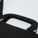PRADA Hand Bag Nylon 2way Black Silver Auth 163263-14