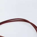 PRADA Tote Bag Nylon Bordeaux Silver Auth 163266-8
