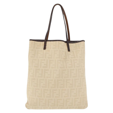 FENDI Zucca Canvas Tote Bag Ivory Auth 163267 - 0