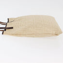 FENDI Zucca Canvas Tote Bag Ivory Auth 163267-4