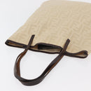 FENDI Zucca Canvas Tote Bag Ivory Auth 163267-6