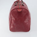 GUCCI GG implementation Boston Bag PVC Pink Silver 193603 Auth 163268-5