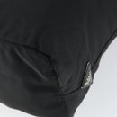 PRADA Hand Bag Nylon Black Silver Auth 163269-15