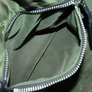 PRADA Hand Bag Nylon Black Silver Auth 163269-21