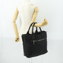 PRADA Hand Bag Nylon Black Silver Auth 163269-24