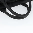 PRADA Hand Bag Nylon Black Silver Auth 163269-7