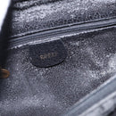 GUCCI Bamboo Hand Bag Leather Black Gold 02 1059 260 Auth 163270-17