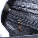 GUCCI Bamboo Hand Bag Leather Black Gold 02 1059 260 Auth 163270-23