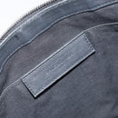 BALENCIAGA Clutch Bag Leather Black Silver 373834 Auth 163272-13