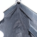 BALENCIAGA Clutch Bag Leather Black Silver 373834 Auth 163272-16