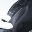 BALENCIAGA Clutch Bag Leather Black Silver 373834 Auth 163272-18