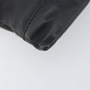 BALENCIAGA Clutch Bag Leather Black Silver 373834 Auth 163272-9