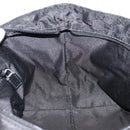 GUCCI GG Canvas Web Sherry Line Hand Bag Nylon Black Silver 131228 Auth 163273-18