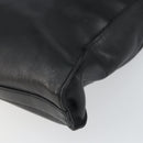 GUCCI Bamboo Hand Bag Leather 2way Black Gold 001 095 1878 Auth 163274-9