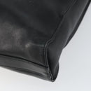 GUCCI Bamboo Hand Bag Leather 2way Black Gold 001 095 1878 Auth 163274-17