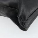GUCCI Bamboo Hand Bag Leather 2way Black Gold 001 095 1878 Auth 163274-18