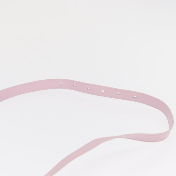 CHANEL New Travel Line Shoulder Bag Pink Gold CC Auth 163276