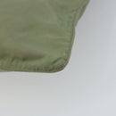 PRADA Shoulder Bag Nylon Green Gold Auth 163281-15