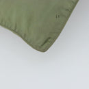 PRADA Shoulder Bag Nylon Green Gold Auth 163281-16