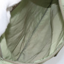 PRADA Shoulder Bag Nylon Green Gold Auth 163281-11
