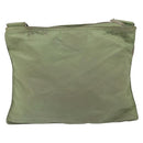 PRADA Shoulder Bag Nylon Green Gold Auth 163281-2